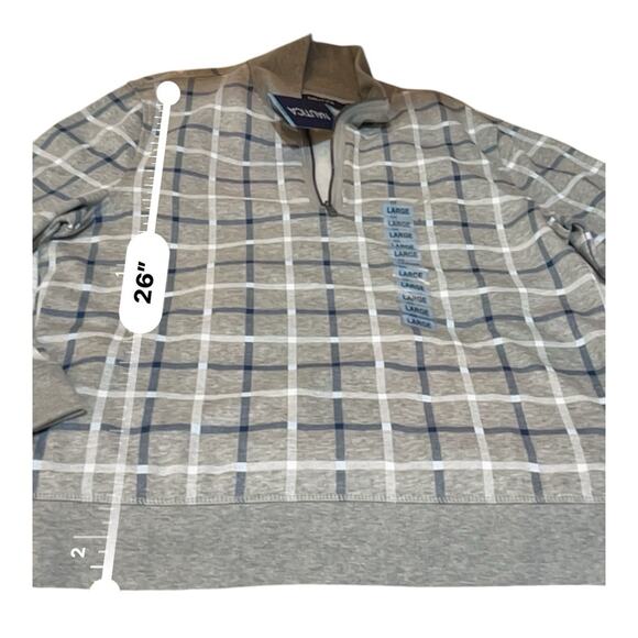 Men’s Large Nautica Long Sleeve, 1/4 Zip Pullover MSRP $79.50 - Picture 4 of 8